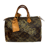 Louis Vuitton Hand Speedy 30 Monogram Dantelle Argen Mini Boston