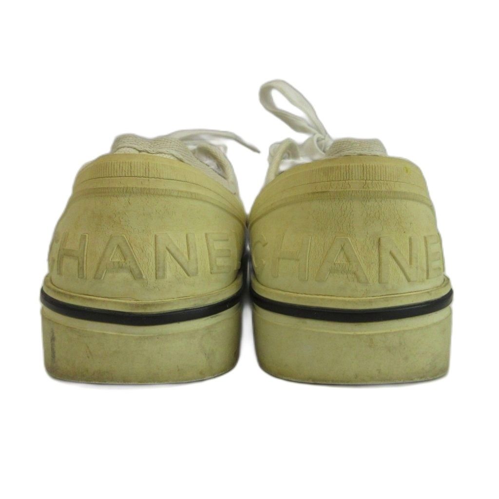 Chanel Sneakers Campus Low Cut Logo White — view 5