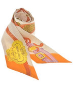 Hermes Bandana Scarf Beige — view 3