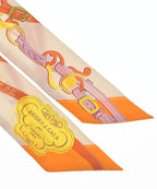 Hermes Bandana Scarf Beige — view 4