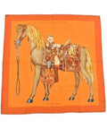 Hermes Bandana Scarf Orange