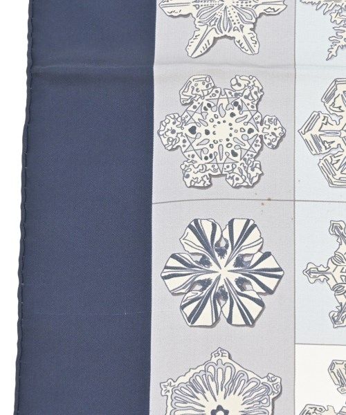 Hermes Bandana Scarf Navy — view 7