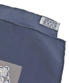 Hermes Bandana Scarf Navy — view 4
