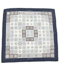 Hermes Bandana Scarf Navy