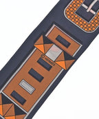 Hermes Bandana Scarf Navy — view 5