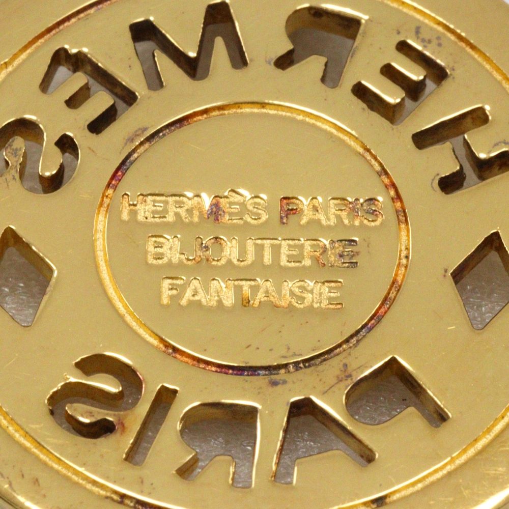 Hermes Series Gold Plated Leather Necklace — view 6