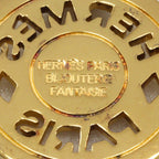 Hermes Series Gold Plated Leather Necklace — view 6