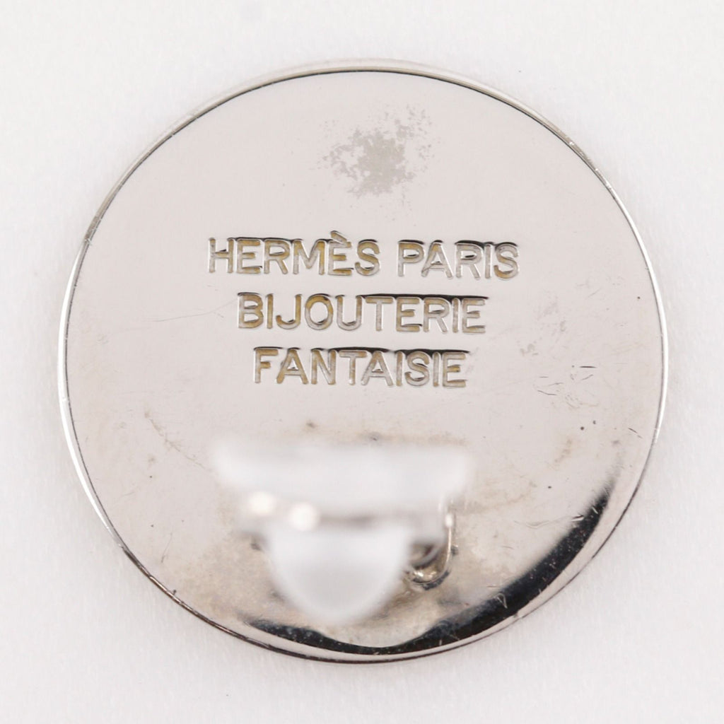 Hermes Series Metal Silver Earrings — view 8