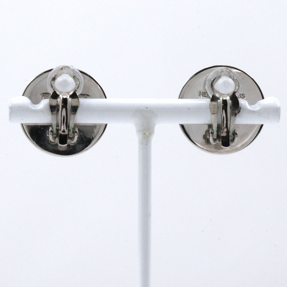 Hermes Series Metal Silver Earrings — view 3