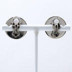 Hermes Series Metal Silver Earrings — view 3