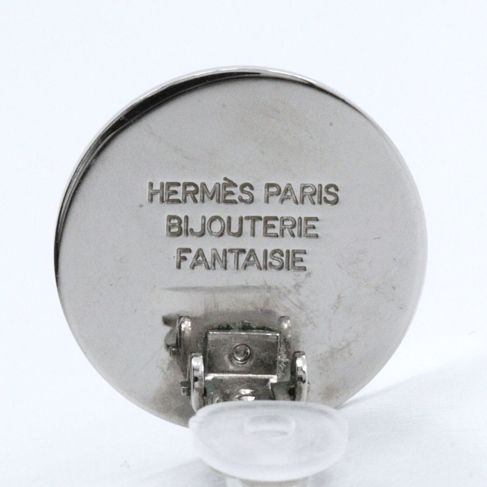 Hermes Series Metal Silver Earrings — view 7