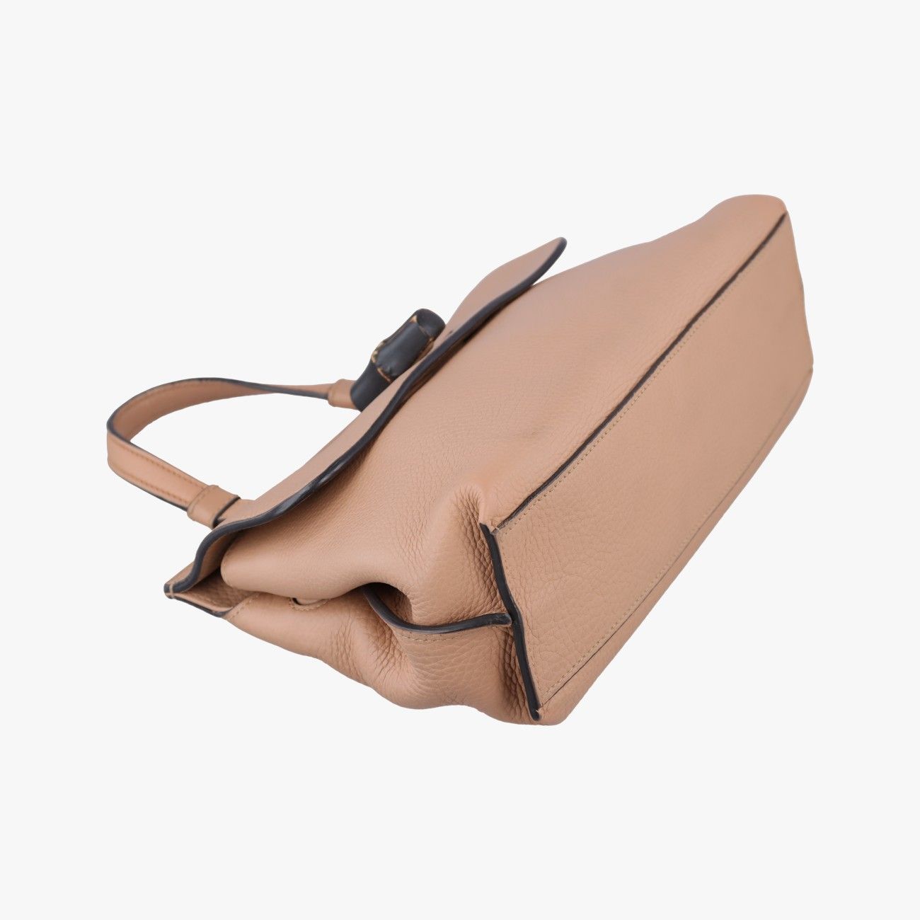 Gucci Bamboo Daily Camel Leather Shoulder — view 5