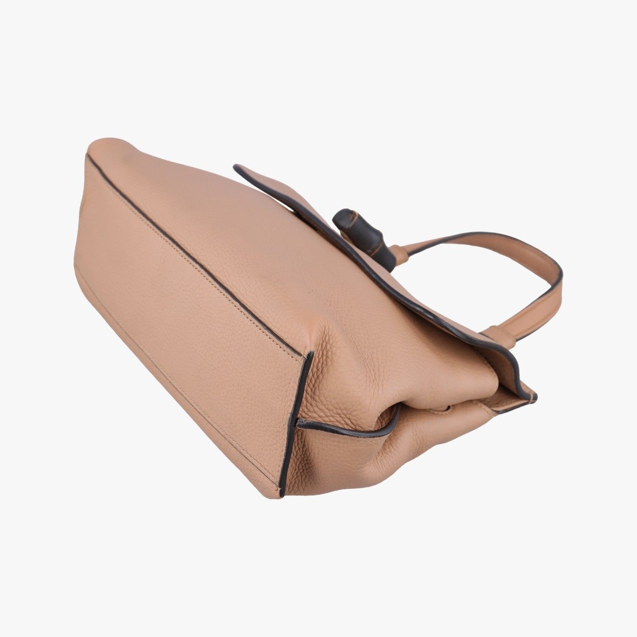 Gucci Bamboo Daily Camel Leather Shoulder — view 4