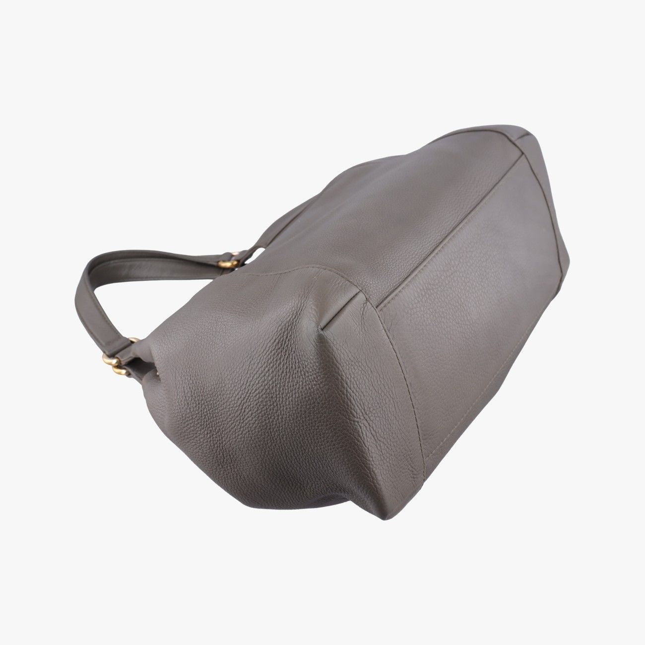 Gucci Greenwich Gray Leather Handbag — view 7