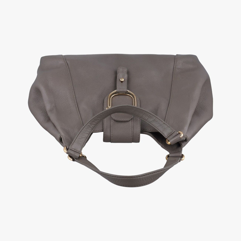 Gucci Greenwich Gray Leather Handbag — view 8