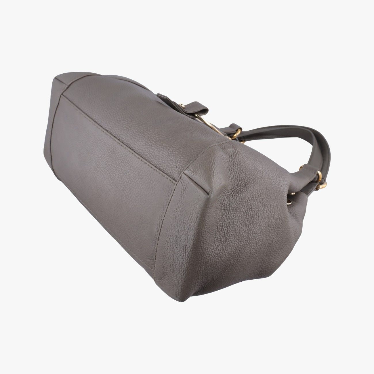 Gucci Greenwich Gray Leather Handbag — view 4