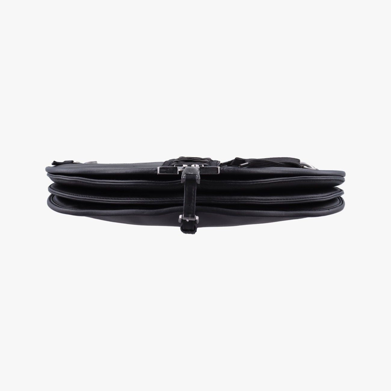 Dior a Dos Mitt It Corset Hobo Black Leather — view 3