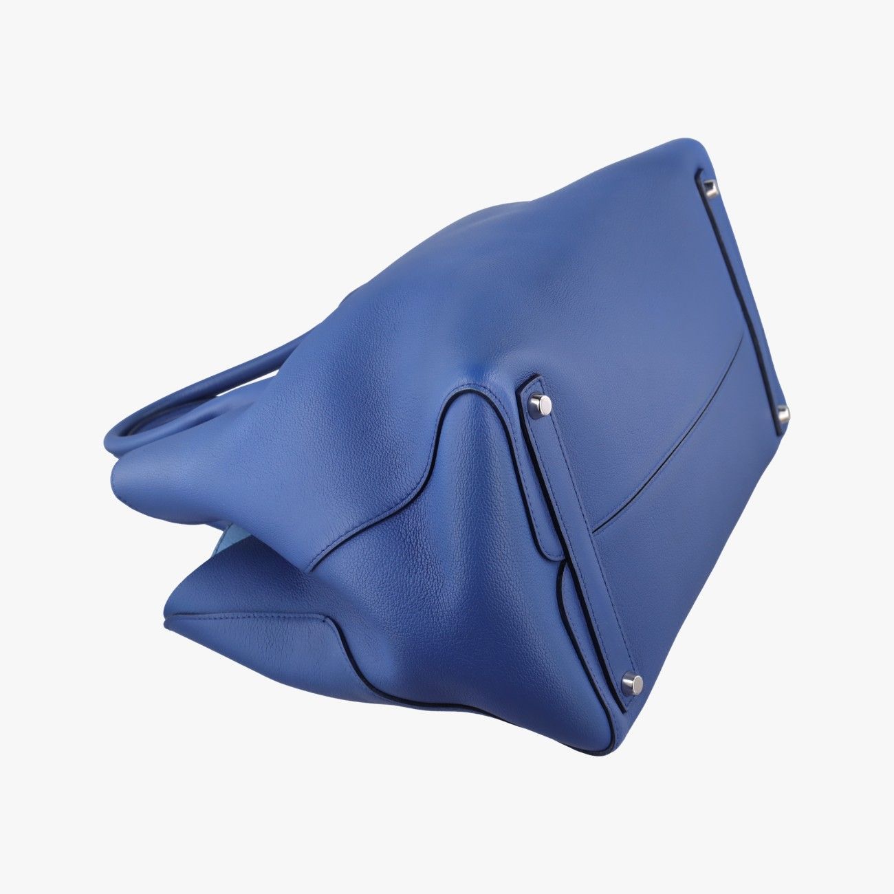Dior Open Bar Blue Leather Shoulder — view 7