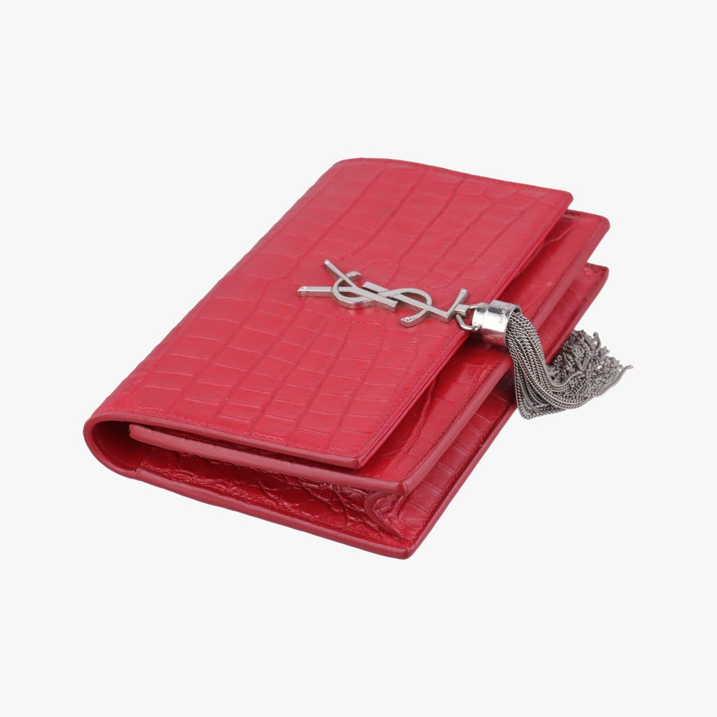 Saint Laurent Kate Red Leather Shoulder — view 5
