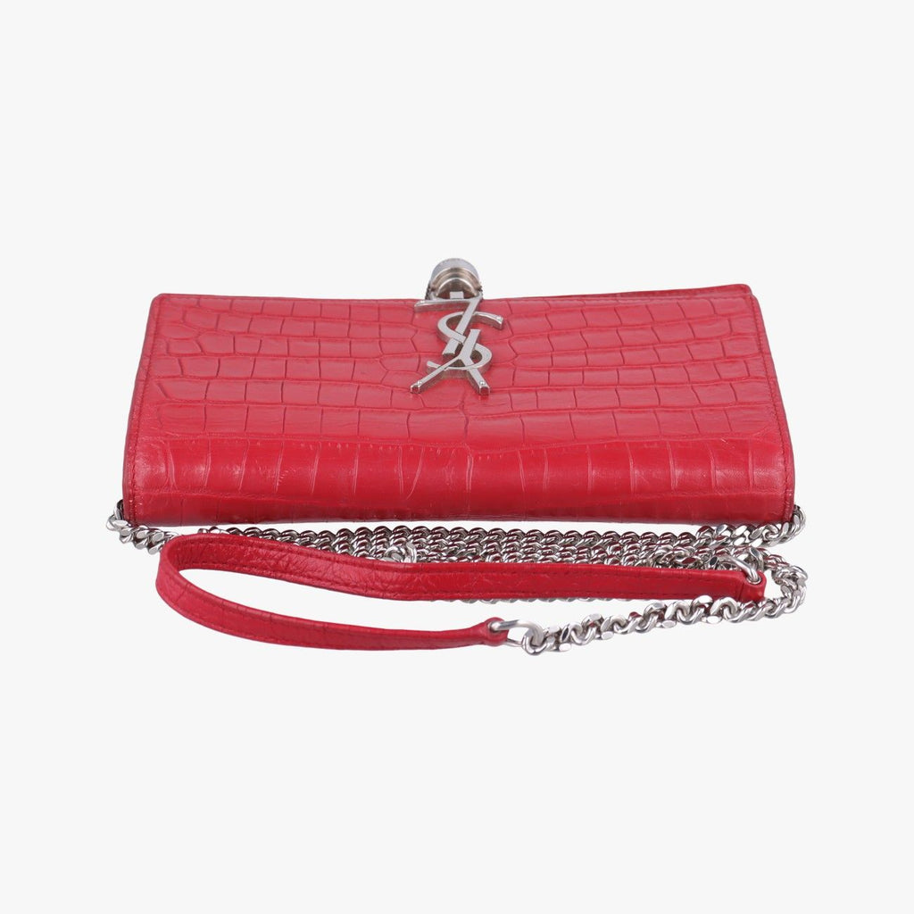 Saint Laurent Kate Red Leather Shoulder — view 8