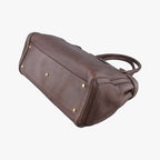 Gucci GG Running Camel Leather Handbag — view 6