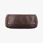 Gucci GG Running Camel Leather Handbag — view 3