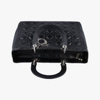Dior Lady Black Lambskin Handbag — view 8