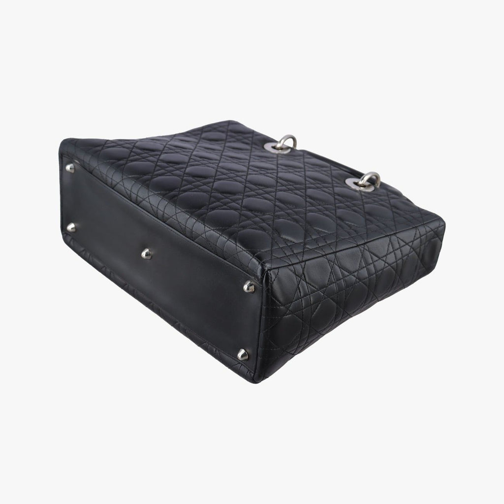 Dior Lady Black Lambskin Handbag — view 6