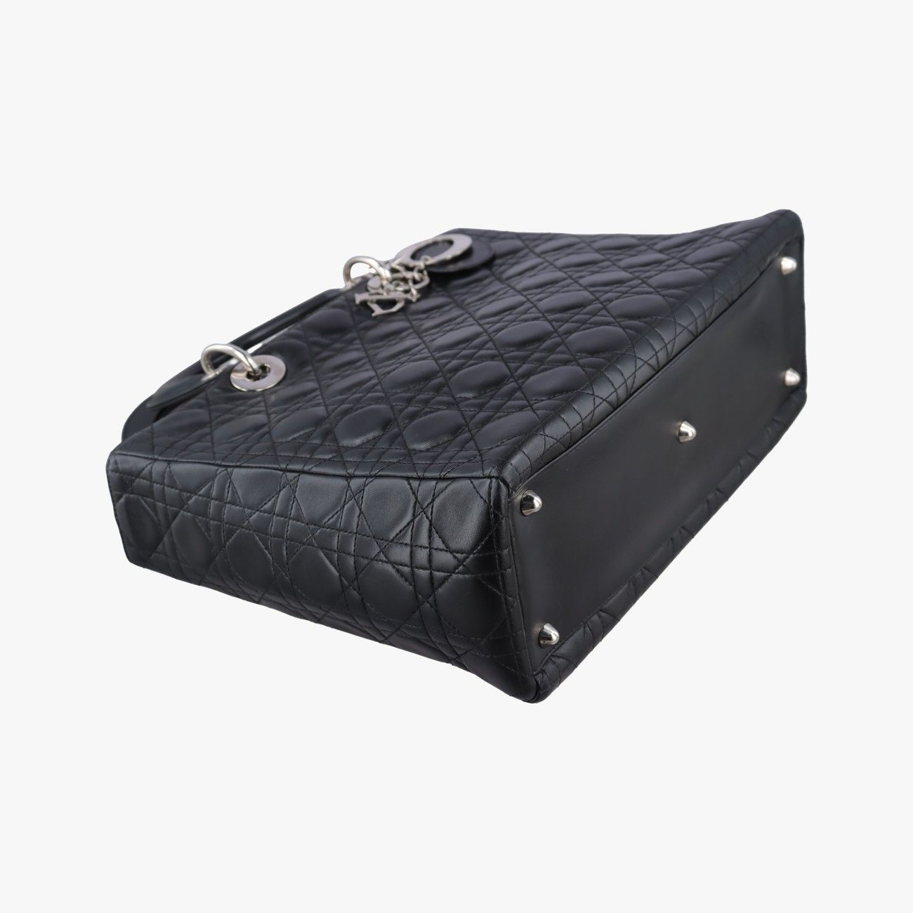 Dior Lady Black Lambskin Handbag — view 5