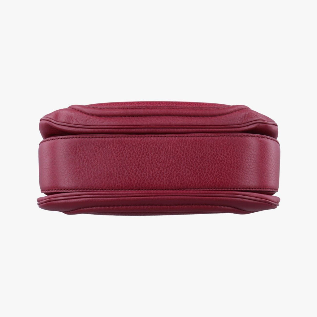 Gucci New Bamboo Wine Red Leather Shoulder — view 3