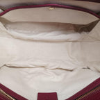 Gucci New Bamboo Wine Red Leather Shoulder — view 9
