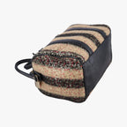 Fendi Forever Bowlet Multicolor Sequin Embroidery Wool Fabric Patent Zge Handbag — view 5