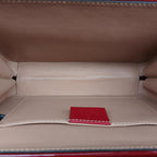 Gucci Sylvie Red Patent Shoulder — view 9