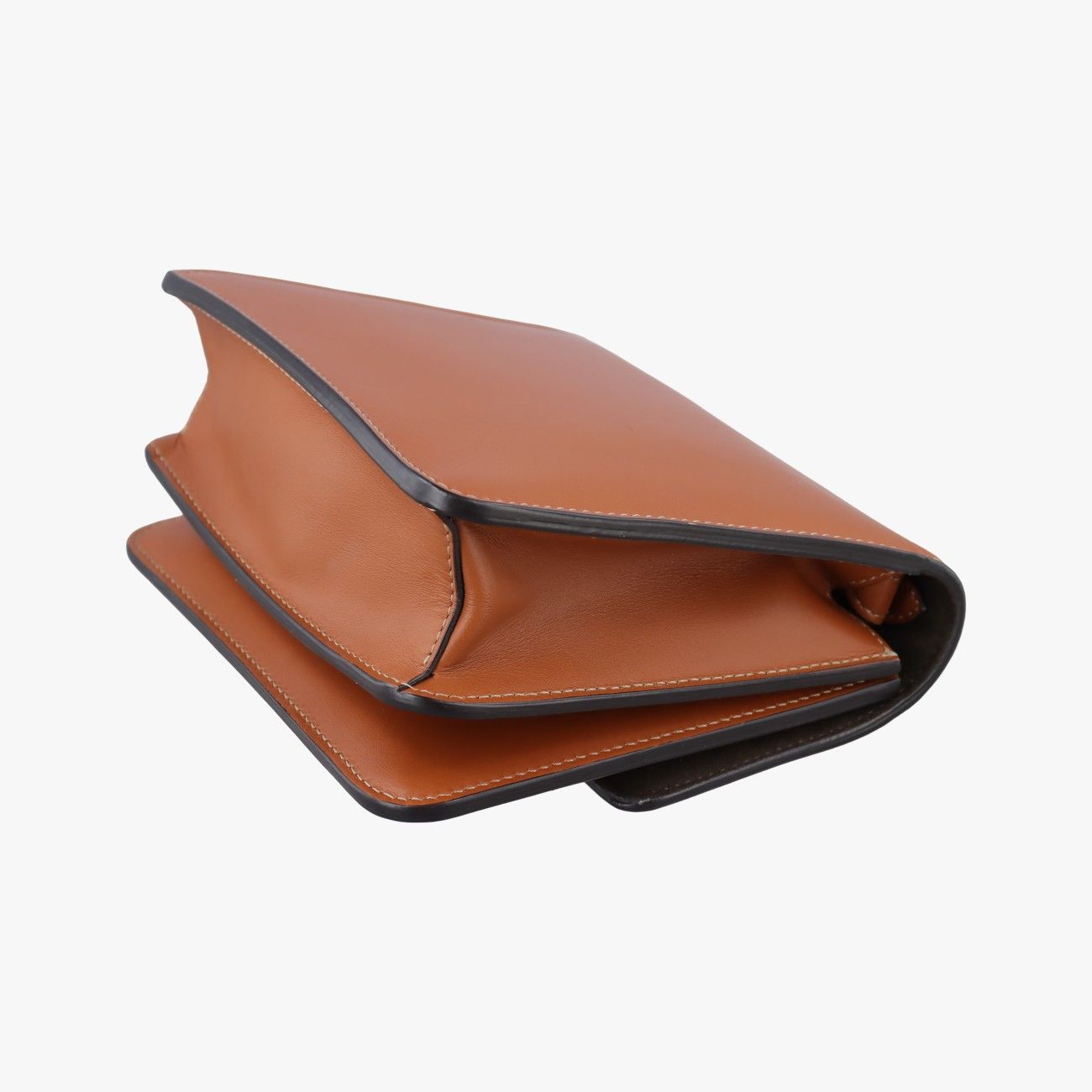 Fendi Fab Brown Leather Aaiw Shoulder — view 6
