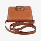 Fendi Fab Brown Leather Aaiw Shoulder — view 8