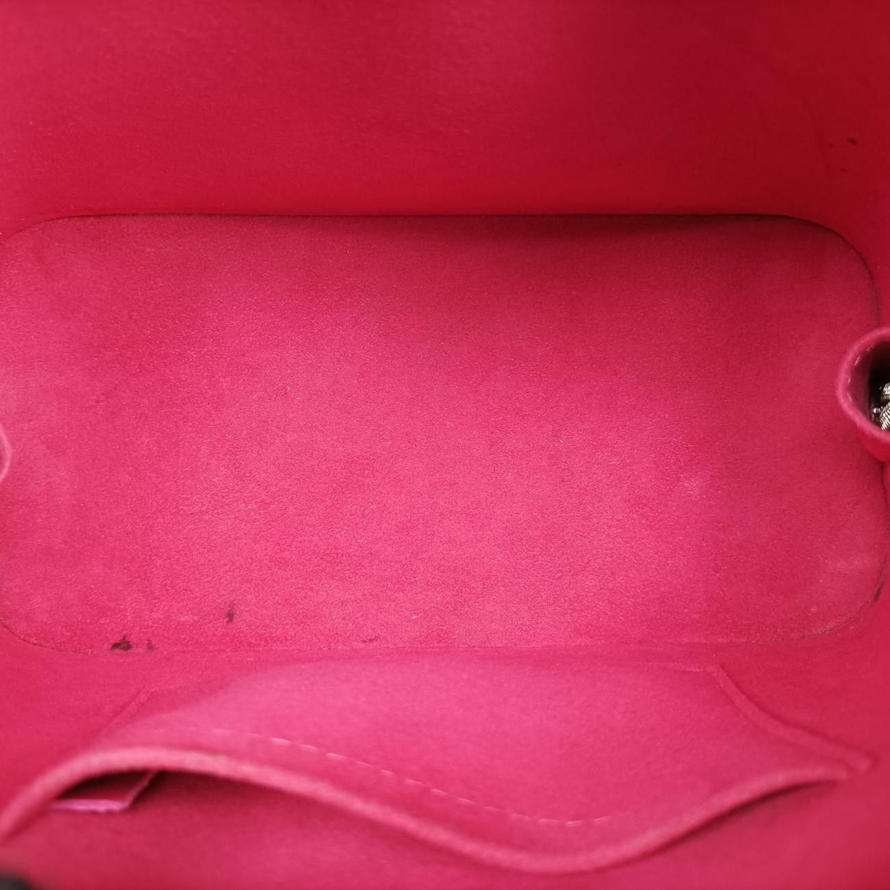 Louis Vuitton Alma BB Rose Pondicherry Epi Handbag — view 9