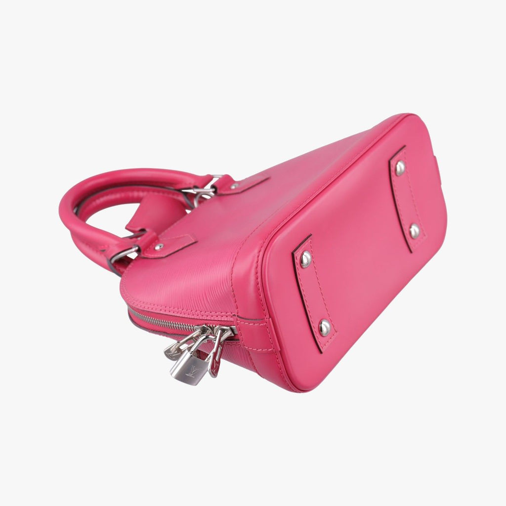 Louis Vuitton Alma BB Rose Pondicherry Epi Handbag — view 5