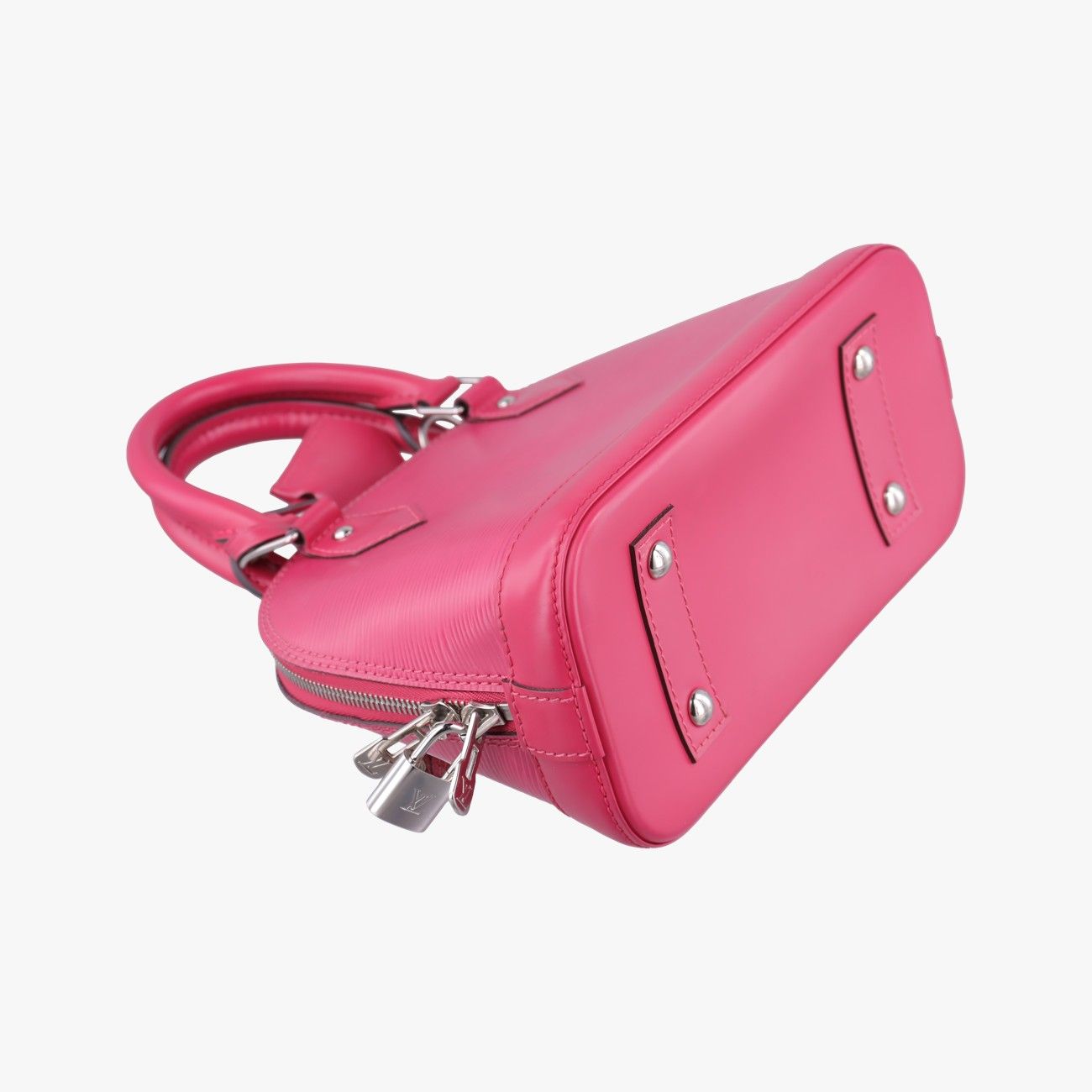 Louis Vuitton Alma BB Rose Pondicherry Epi Handbag — view 5