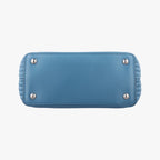 Fendi Com Click Small Blue Leather Shoulder — view 3
