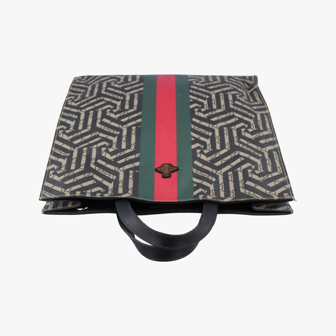 Gucci GG Supreme Kingsnake Multicolor Canvas Handbag — view 8