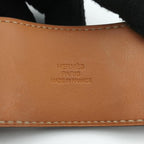 Hermes Collier de Chien Black Silver Leather S SI Bracelet — view 5