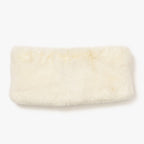 Chanel Big CC Logo Rabbit Neck Warmer Scarf White Black — view 2