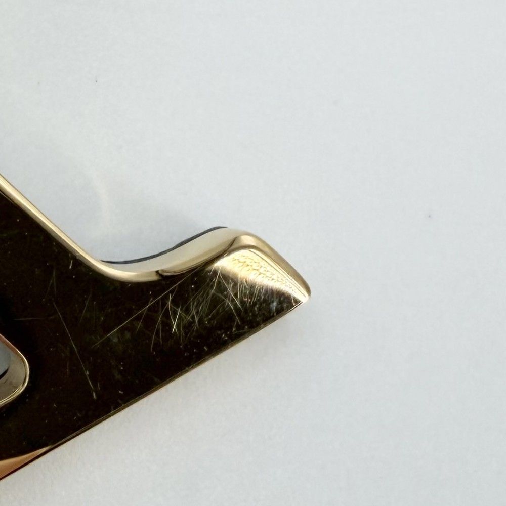 Louis Vuitton Key Holder Porte Cles LV Capucines Bag Charm Key Ring Black Gold — view 4