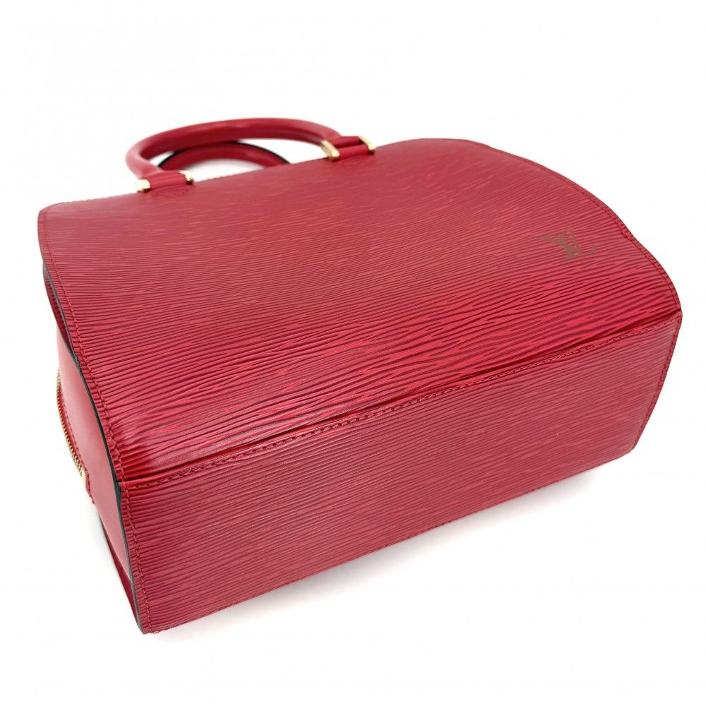 Louis Vuitton Handbag Epi Pont Neuf Red Gold — view 3
