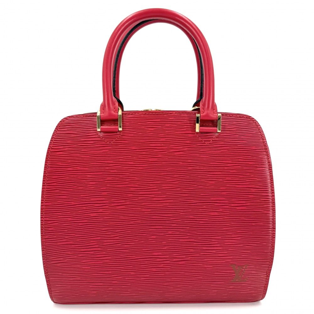Louis Vuitton Handbag Epi Pont Neuf Red Gold