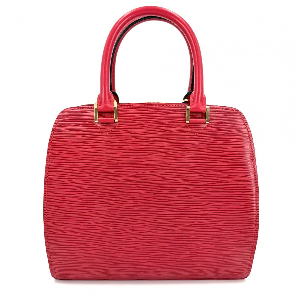 Louis Vuitton Handbag Epi Pont Neuf Red Gold — view 2