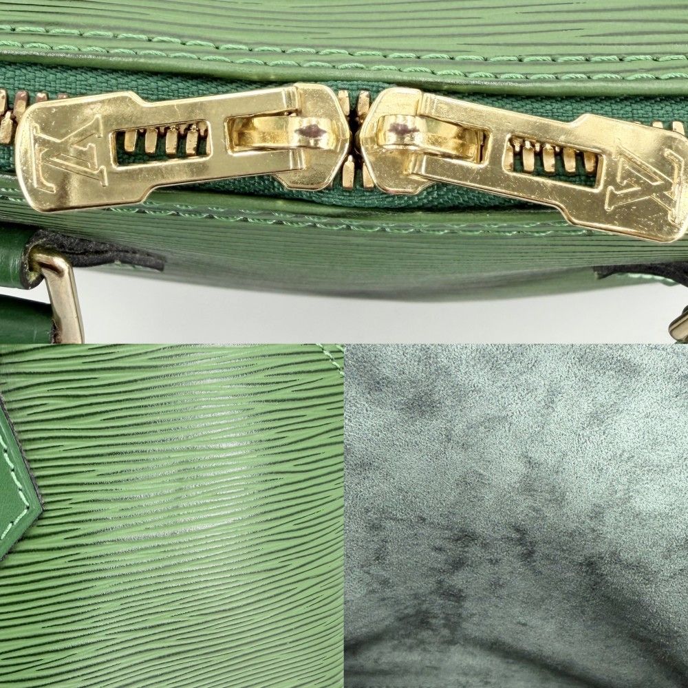 Louis Vuitton Handbag Alma PM Epi Leather Green Gold — view 8