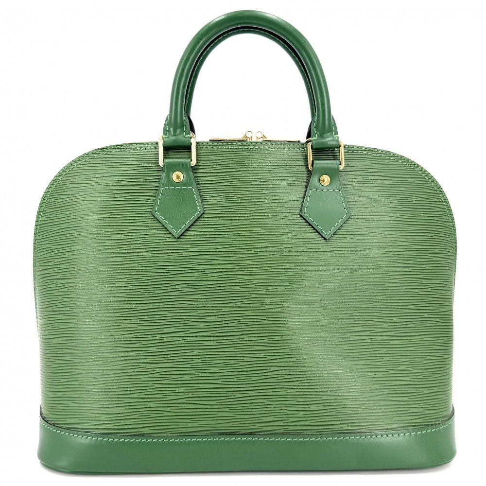 Louis Vuitton Handbag Alma PM Epi Leather Green Gold — view 2