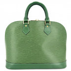 Louis Vuitton Handbag Alma PM Epi Leather Green Gold — view 2