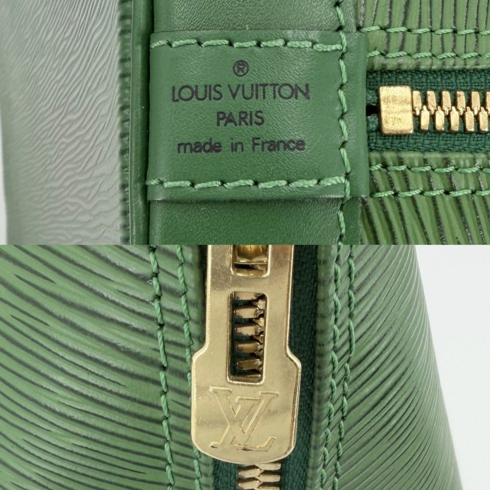 Louis Vuitton Handbag Alma PM Epi Leather Green Gold — view 5